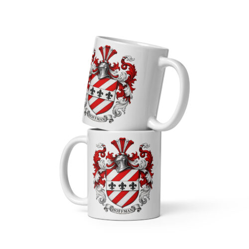 White glossy mug - Hoffman - Germany
